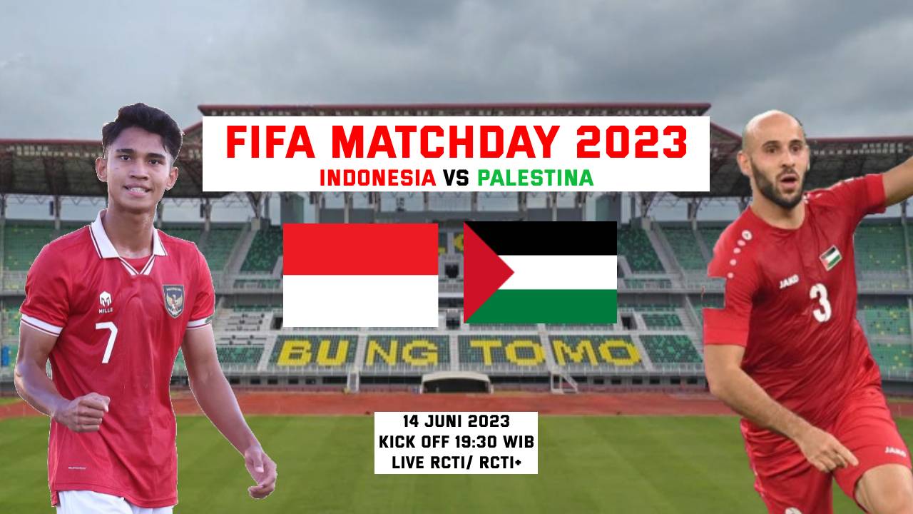 Prediksi Indonesia vs Palestina FIFA Matchday 2023 di GBT Surabaya