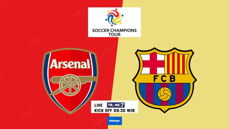 Prediksi Arsenal vs FC Barcelona di Soccer Champions Tour 2023