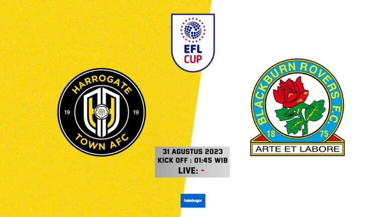 Prediksi Harrogate Town vs Blackburn Rovers di EFL Cup 31 Agustus 2023