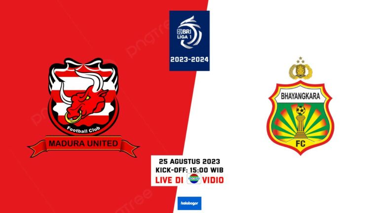 Prediksi Madura United vs Bhayangkara FC di Liga 1 Indonesia Musim 2023-2024